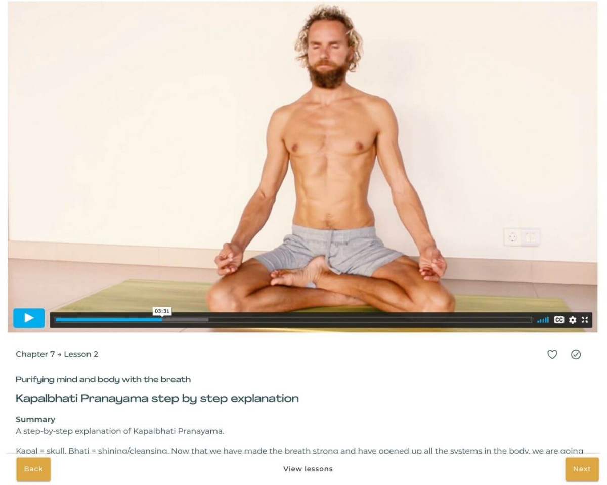 pranayama course